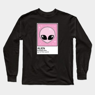 Kawaii Alien Long Sleeve T-Shirt